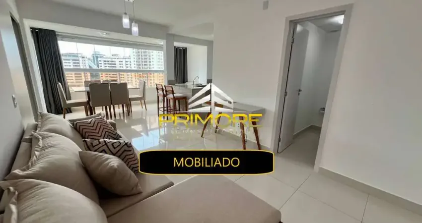 Apartamento mobiliado 1 quarto, 55m² com lazer completo no vila da serra