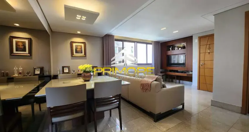 Apartamento de 3 quartos transformado em 2 quartos na savassi/funcionários