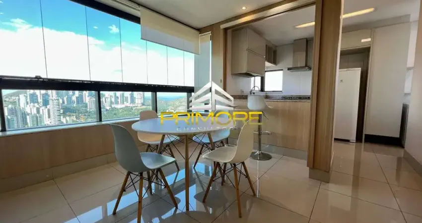 Apartamento mobiliado no vila da serra, 2 quartos, 2 suítes e 2 vagas
