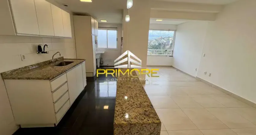 Apartamento com 2 quartos, suíte e linda vista para locação vila da serra.