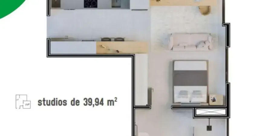 Apartamento com 1 quarto à venda na Rua Professor Simão José Hess, Trindade, Florianópolis