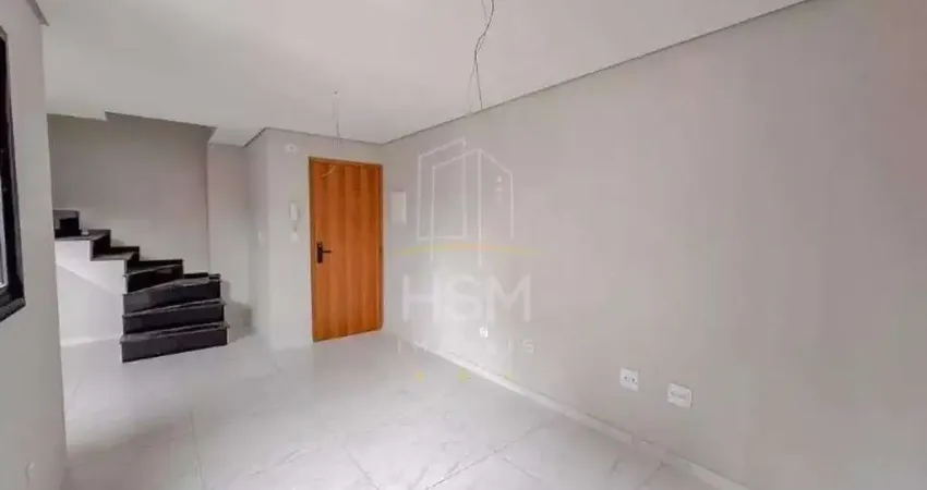 Cobertura à venda, 2 quartos, 1 suíte, 1 vaga, casa branca - santo andré/sp