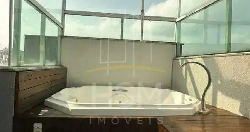 Cobertura à venda, 2 quartos, 2 vagas, vila linda - santo andré/sp