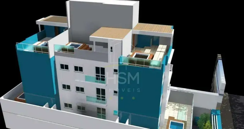 Cobertura à venda, 2 quartos, 1 suíte, 1 vaga, paraíso - santo andré/sp