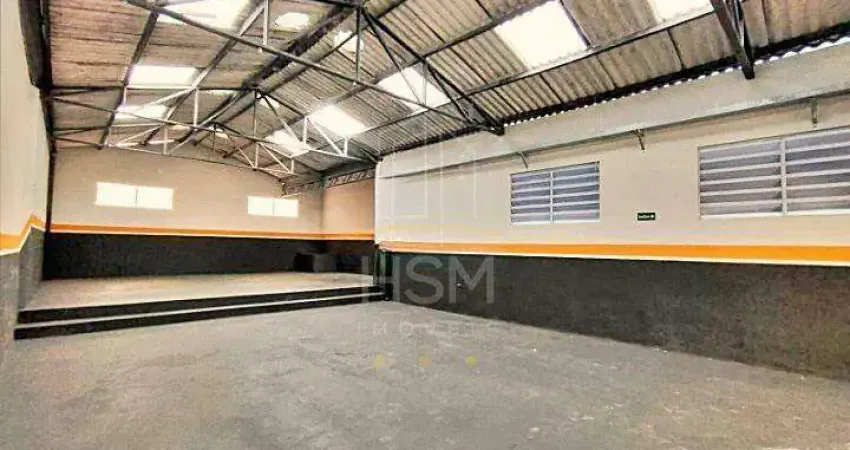 Galpão industrial - 220m vão livre 448m área construída - serraria, diadema