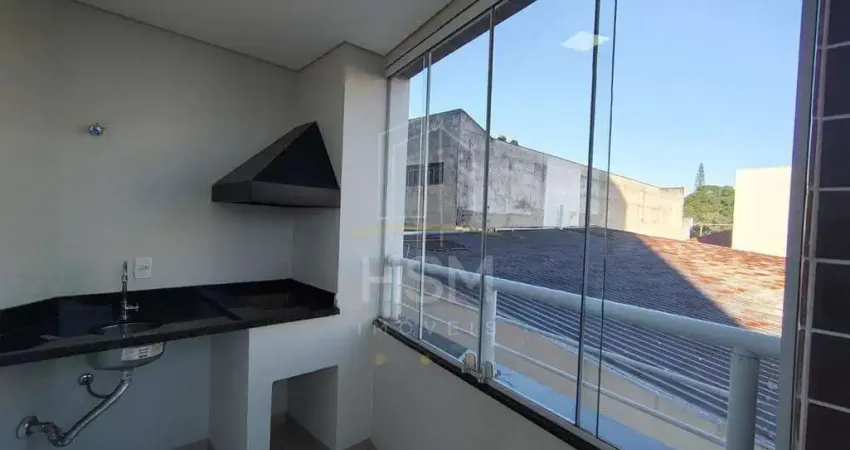 Flat para locação com armario no quarto, sacada com churrasqueira 28 metros e vaga de garagem.