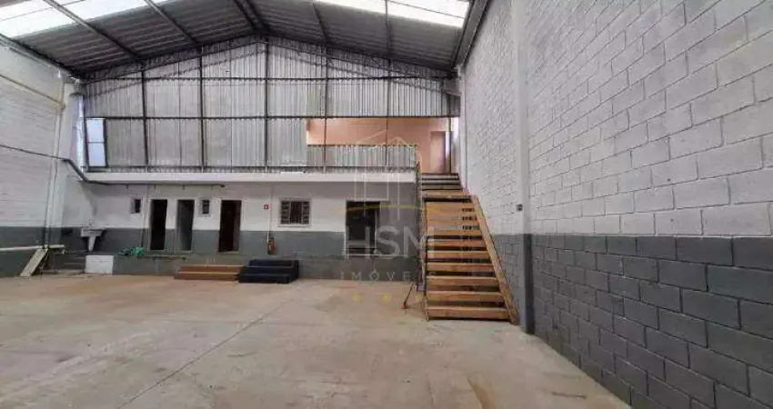 Galpão 500 m² – pé-direito 7 m, escritório e acesso para caminhões em santo andré