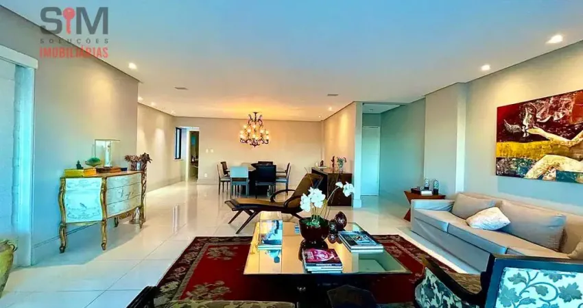 Amplo apartamento com 03 suítes, 210m2, finamente mobiliado para locação no bairro do rio vermelho