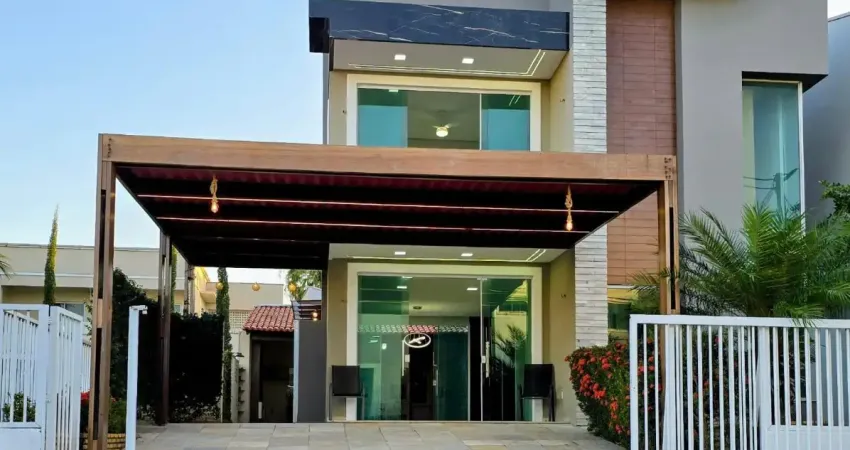 Casa jardins da serra 260m2, 5 quartos, 3 vagas, energia solar, automação, área gourmet