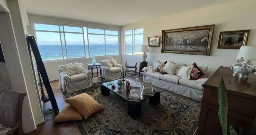 Apartamento 4 quartos na av. atlântica com vista - 218m² - r$ 19.266/m²