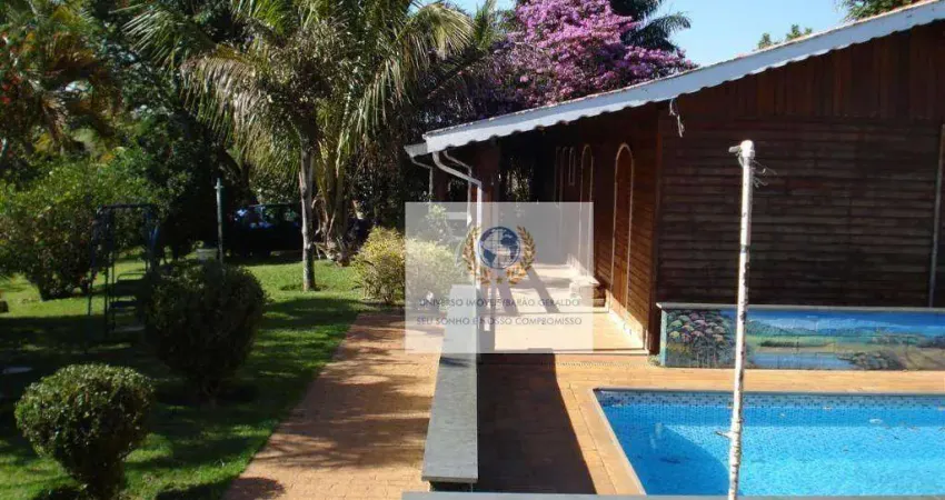 Chácara com 8 dormitórios, 4000 m² - venda por r$ 2.800.000,00 ou aluguel por r$ 8.600,00/mês - recanto dos dourados - campinas/sp