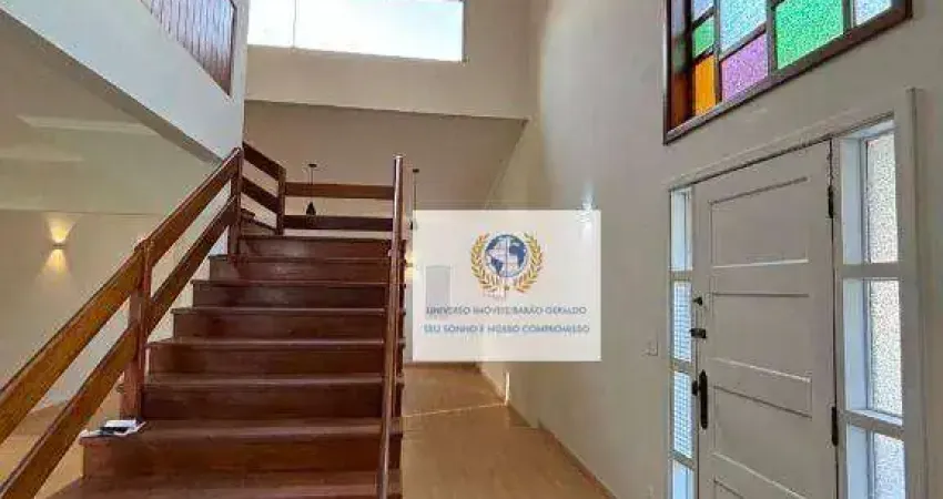 Casa com 4 dormitórios, 390 m² - venda por r$ 3.350.000,00 ou aluguel por r$ 13.760,00/mês - barão geraldo - campinas/sp