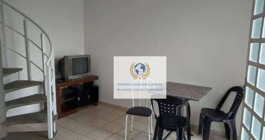 Kitnet com 2 dormitórios para alugar, 40 m² por r$ 3.200,00/mês - cidade universitária - campinas/sp