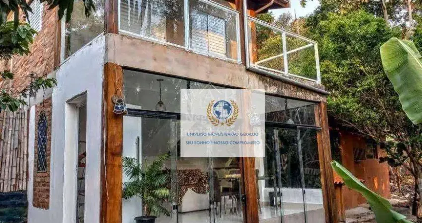 Chácara com 4 dormitórios à venda, 2820 m² por r$ 750.000,00 - parque valinhos - valinhos/sp