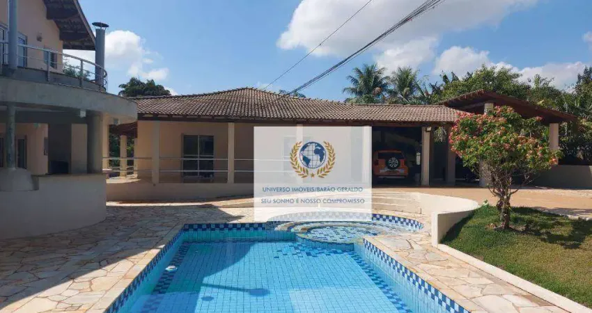 Chácara com 4 dormitórios à venda, 1440 m² por r$ 1.800.000,00 - chácara santa margarida - campinas/sp