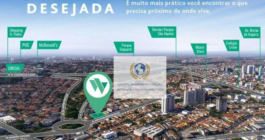Apartamento com 3 dormitórios à venda, 75 m² por r$ 780.000,00 - jardim nossa senhora auxiliadora - campinas/sp