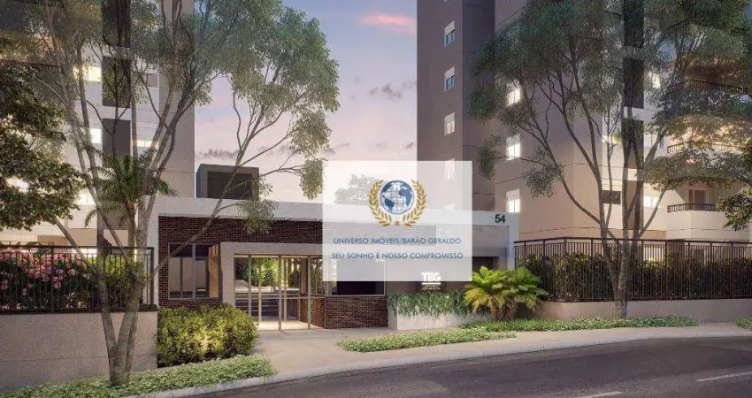 Apartamento com 2 dormitórios à venda, 70 m² por r$ 699.090,31 - parque rural fazenda santa cândida - campinas/sp