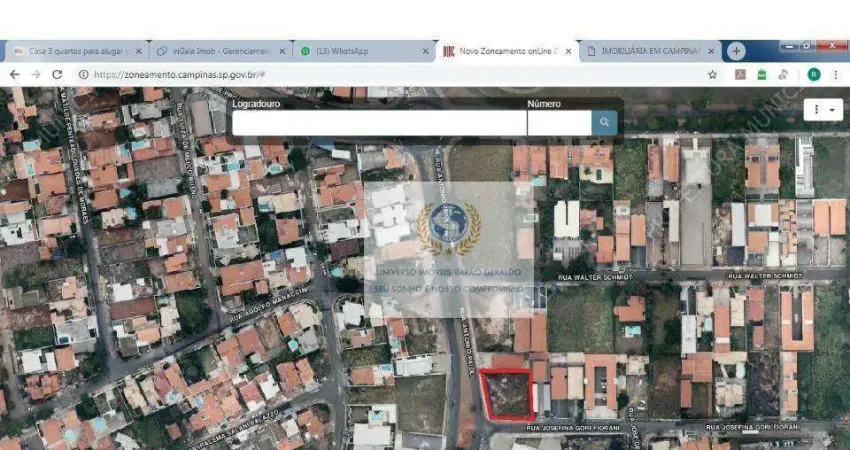 Terreno comercial à venda no Parque das Universidades, Campinas