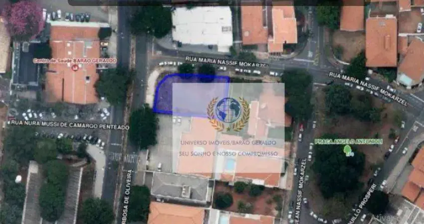 Terreno, 700 m² - venda por r$ 2.850.000,00 ou aluguel por r$ 13.390,00/mês - barão geraldo - campinas/sp