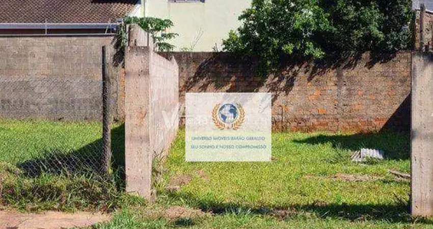 Terreno à venda, 200 m² por r$ 250.000,00 - residencial terras do barão - campinas/sp