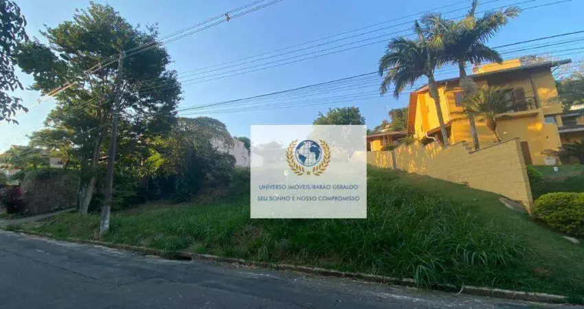 Terreno à venda, 1051 m² por r$ 650.000,00 - loteamento caminhos de são conrado (sousas) - campinas/sp
