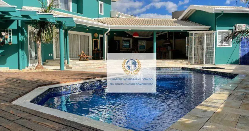 Casa com 4 dormitórios à venda, 413 m² por r$ 3.500.000,00 - residencial estância eudóxia - campinas/sp