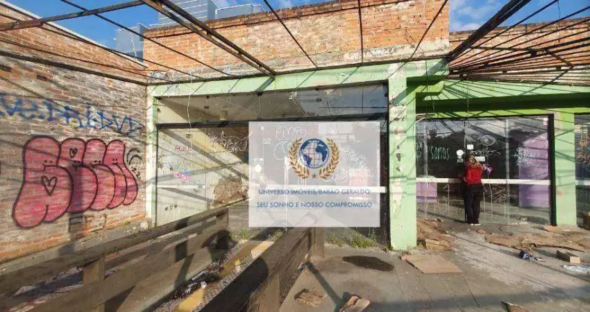 Salão para alugar, 500 m² por r$ 7.700,00/mês - cidade universitária - campinas/sp