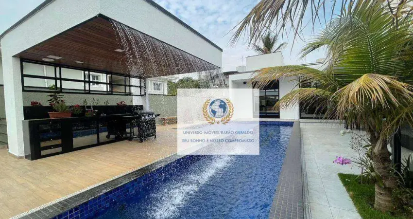 Casa com 4 dormitórios à venda, 520 m² por r$ 5.600.000,00 - loteamento alphaville campinas - campinas/sp