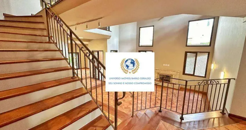 Casa com 4 dormitórios à venda, 400 m² por r$ 3.700.000,00 - residencial barão do café - campinas/sp