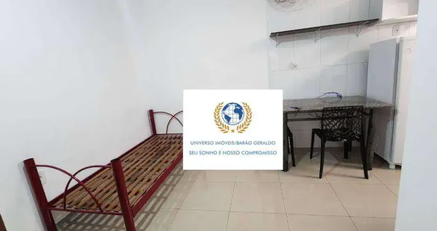 Kitnet com 1 dormitório para alugar, 25 m² por r$ 1.900,00/mês - cidade universitária - campinas/sp