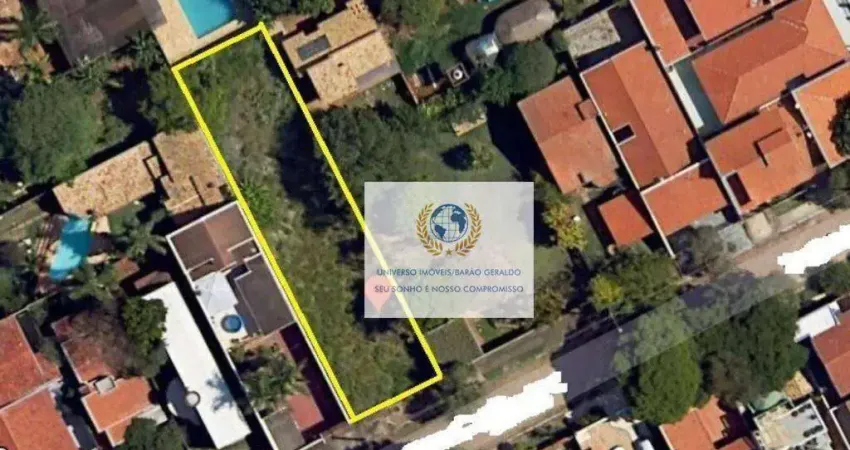 Terreno à venda, 650 m² por r$ 560.000,00 - bosque de barão geraldo - campinas/sp