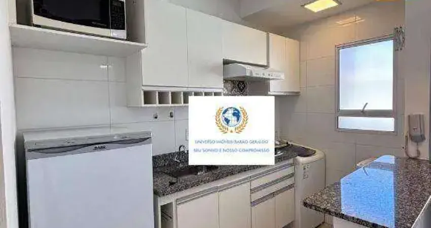 Apartamento com 1 dormitório para alugar, 45 m² por r$ 2.550,00/mês - parque rural fazenda santa cândida - campinas/sp