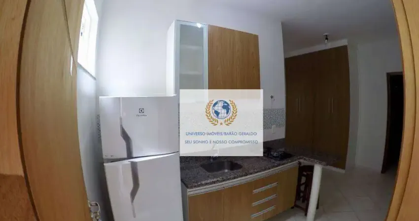 Kitnet com 1 dormitório para alugar, 30 m² por r$ 2.940,00/mês - parque das universidades - campinas/sp