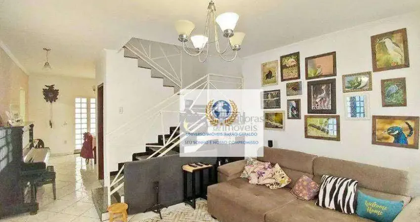 Casa com 3 dormitórios à venda, 162 m² por r$ 750.000,00 - residencial terras do barão - campinas/sp