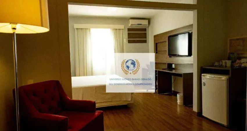 Flat com 1 dormitório à venda, 32 m² por r$ 300.000,00 - alphaville - campinas/sp