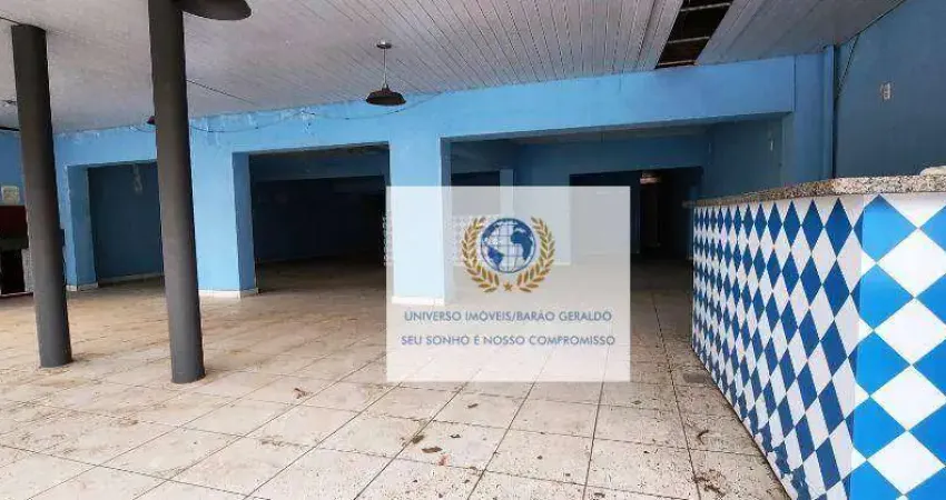 Salão para alugar, 317 m² por r$ 9.588,21/mês - barão geraldo - campinas/sp