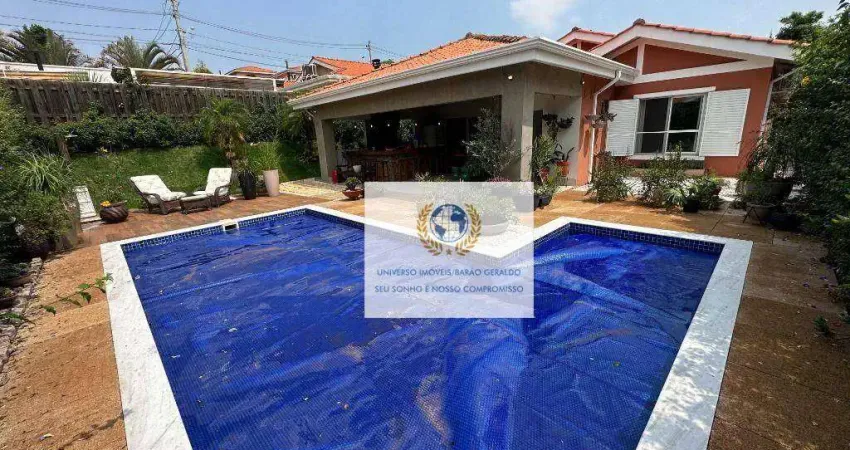 Casa com 3 dormitórios à venda, 265 m² por r$ 1.990.000,00 - barão geraldo - campinas/sp