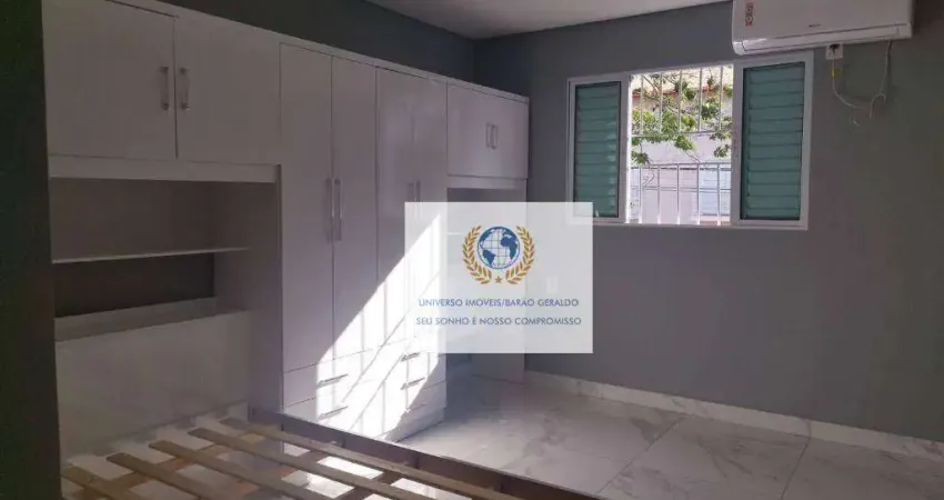 Kitnet com 1 dormitório para alugar, 18 m² por r$ 2.030,00/mês - cidade universitária - campinas/sp