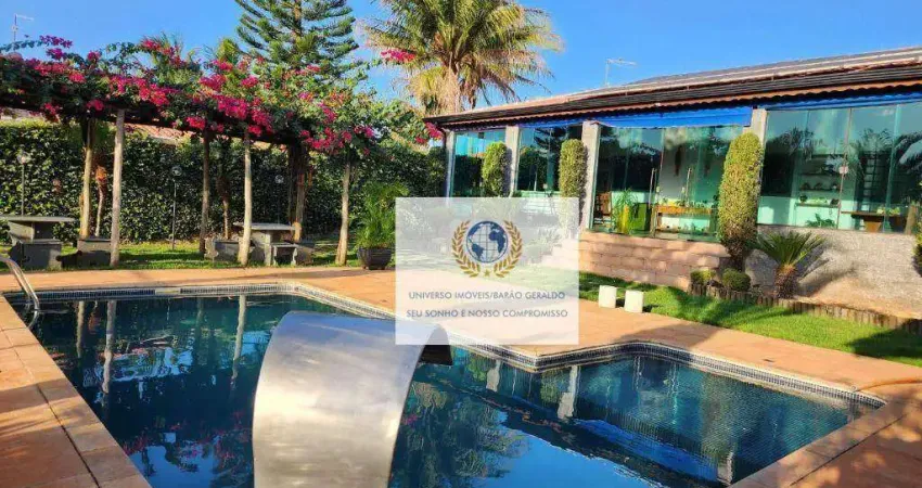 Chácara com 4 dormitórios à venda, 1027 m² por r$ 1.050.000,00 - centro - cosmópolis/sp