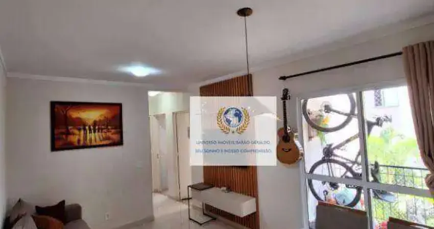 Apartamento com 2 dormitórios à venda, 45 m² por r$ 235.000,00 - matão - sumaré/sp