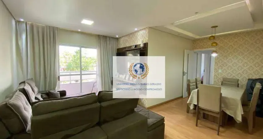 Apartamento com 3 dormitórios à venda, 93 m² por r$ 530.000,00 - santa terezinha - paulínia/sp