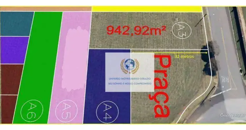 Terreno à venda, 942 m² por r$ 1.800.000,00 - jardim america - paulínia/sp