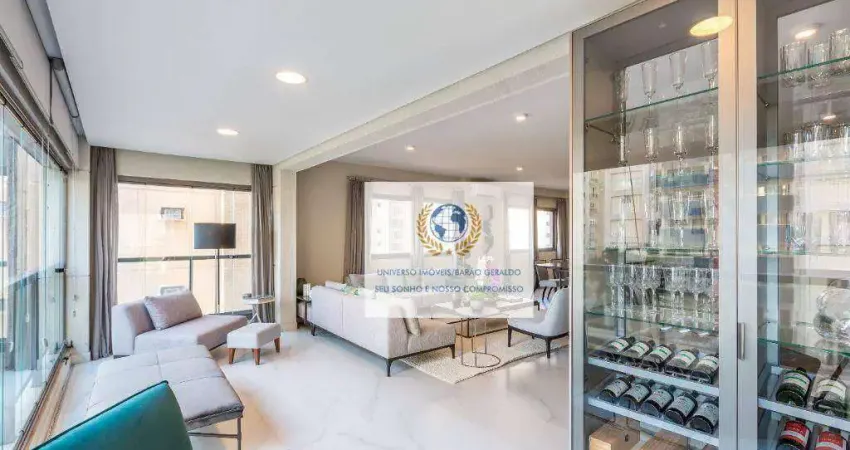 Apartamento com 3 dormitórios à venda, 213 m² por r$ 2.975.000,00 - cambuí - campinas/sp