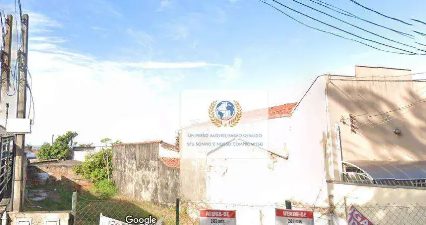 Terreno à venda, 283 m² por r$ 490.000,00 - vila nova - campinas/sp