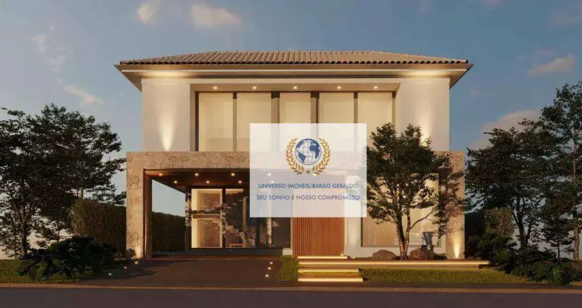 Casa com 4 dormitórios à venda, 418 m² por r$ 5.390.000,00 - jardim america - paulínia/sp