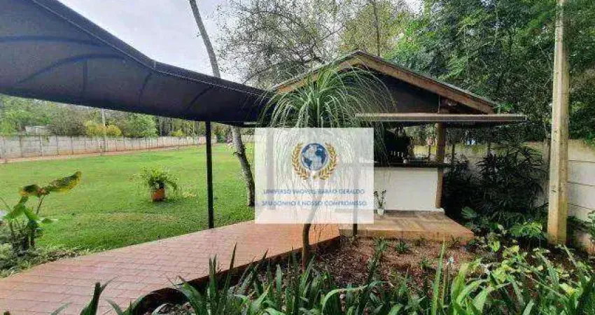 Chácara com 2 dormitórios à venda, 8 m² por r$ 1.200.000,00 - loteamento chácaras vale das garças - campinas/sp