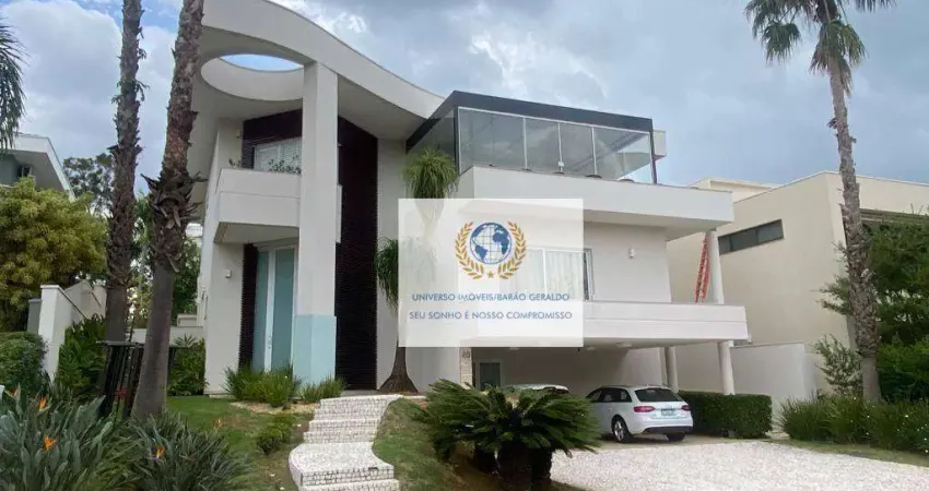 Casa com 4 dormitórios à venda, 481 m² por r$ 3.700.000,00 - alphaville dom pedro - campinas/sp