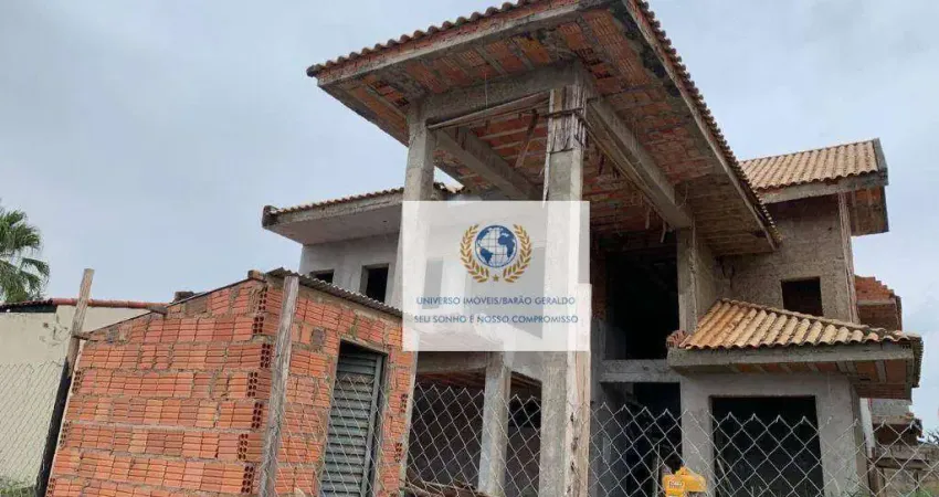 Casa com 5 dormitórios à venda, 400 m² por r$ 2.000.000,00 - jardim santa genebra ii (barão geraldo) - campinas/sp