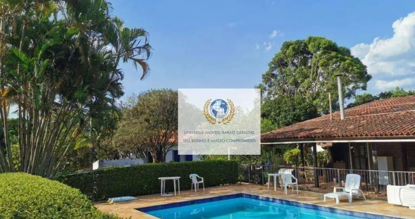 Chácara com 5 dormitórios à venda, 3000 m² por r$ 2.600.000,00 - chácara santa margarida - campinas/sp