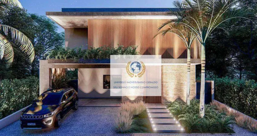 Casa com 4 dormitórios à venda, 376 m² por r$ 3.800.000,00 - parque brasil 500 - paulínia/sp